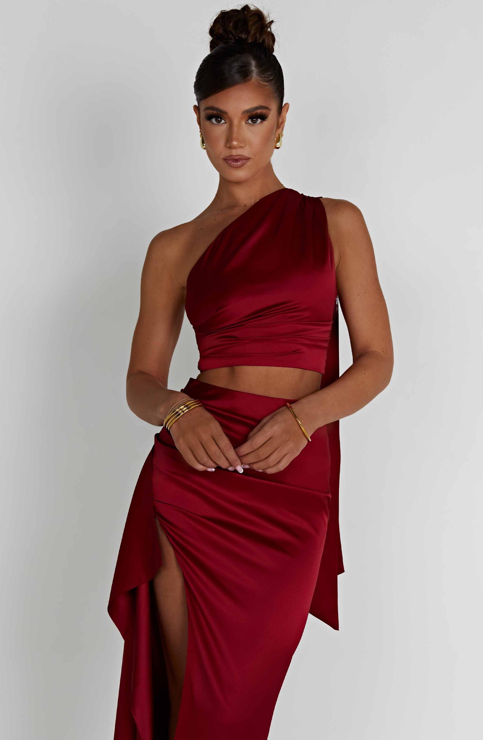 Halsey Top - Wine Product Image