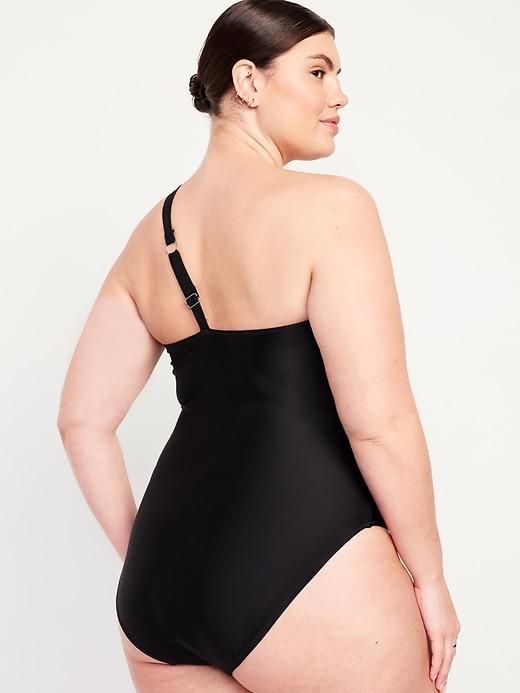 One-Shoulder Cutout Swimsuit Product Image