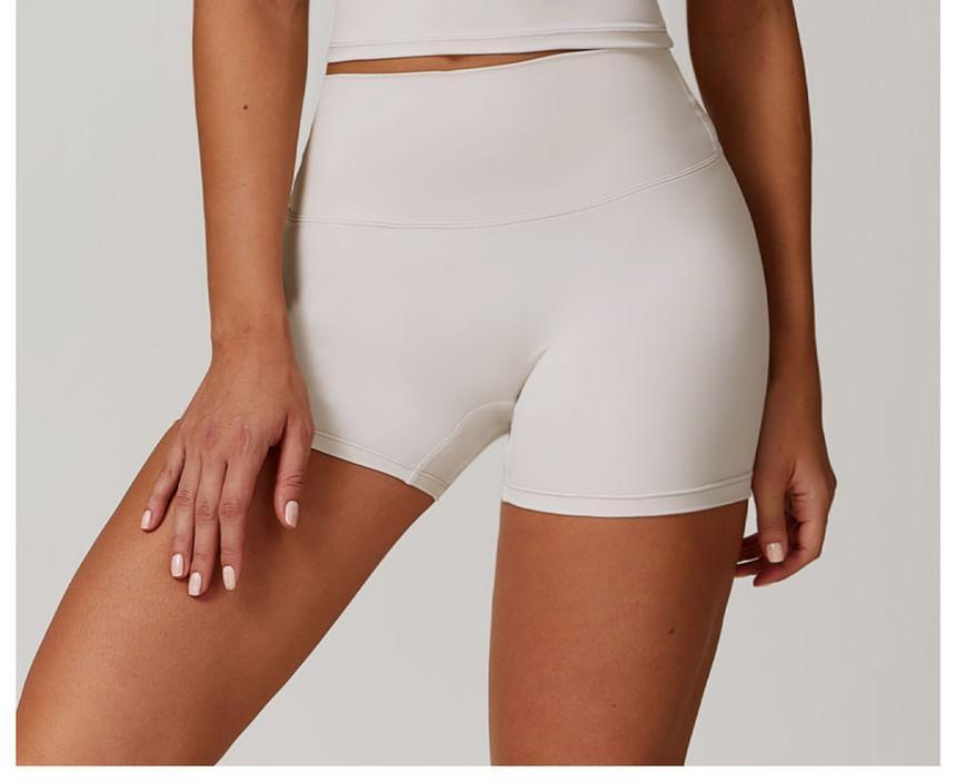 Plain Asymmetrical Padded Yoga Tank Top Product Image
