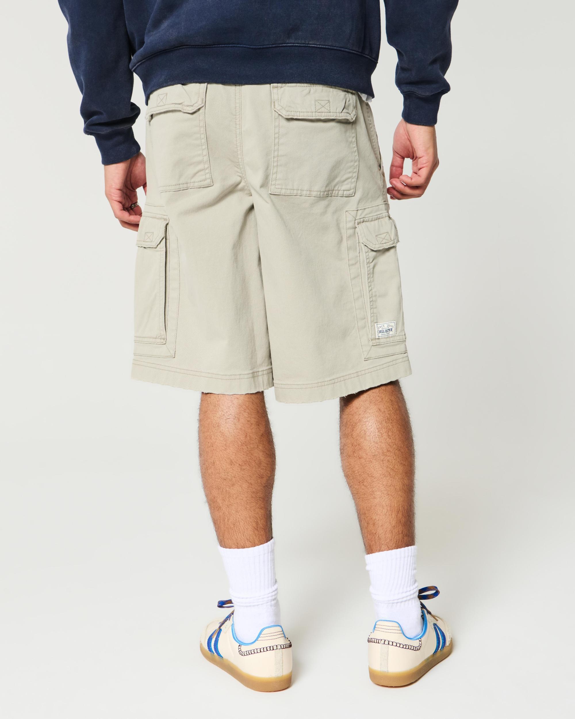 At-the-Knee Baggy Cargo Shorts Product Image