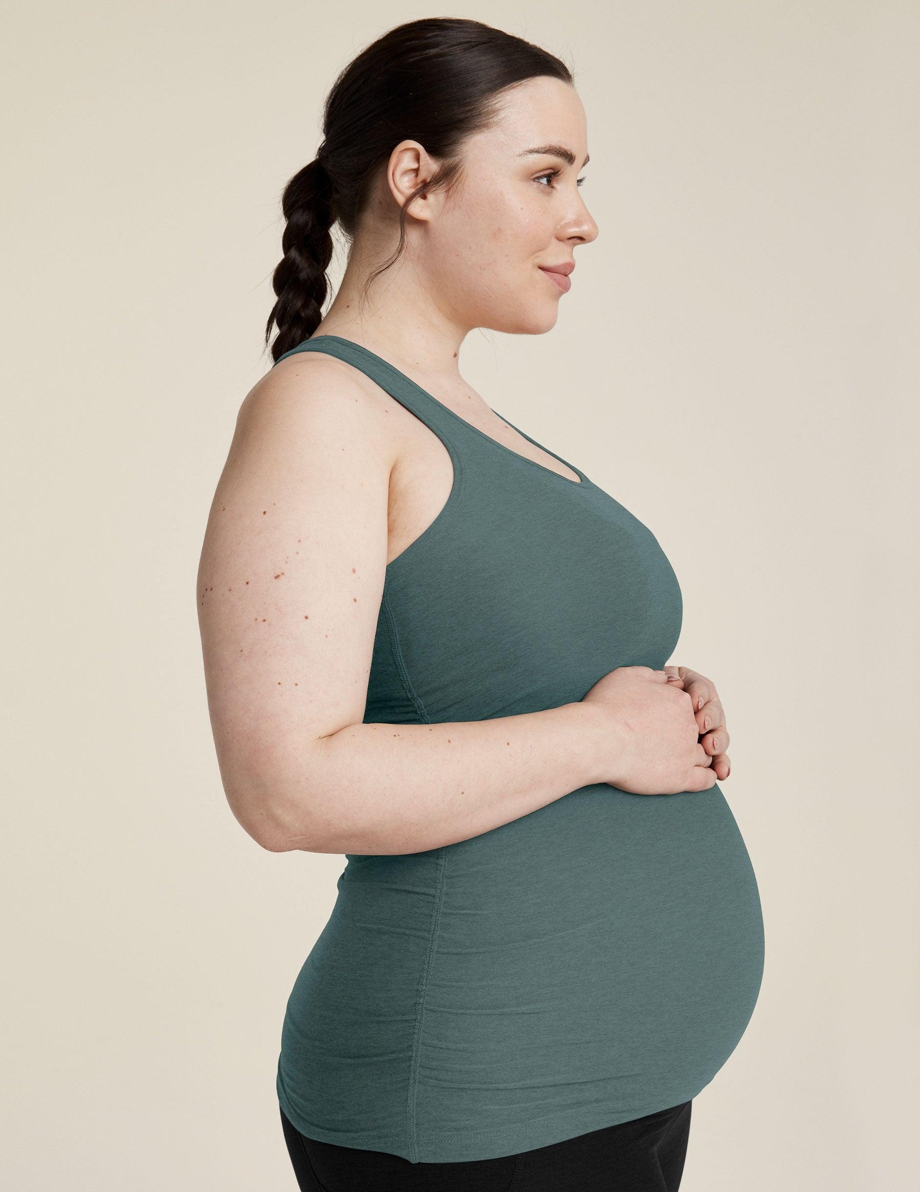 Featherweight Let It Grow Racerback Maternity Tank Product Image