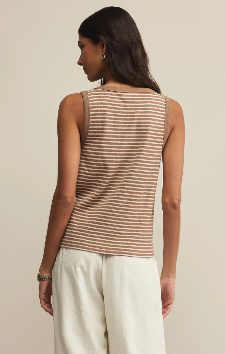 Z Supply Elin Stripe Rib Tank Product Image