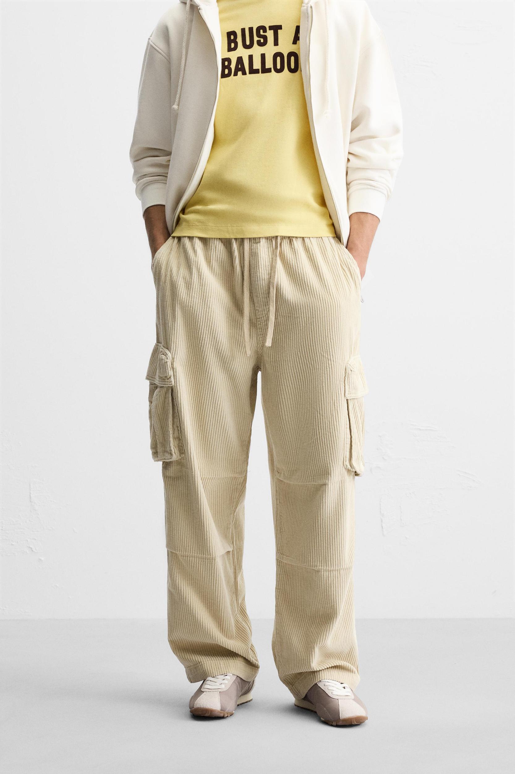 CORDUROY CARGO PANTS Product Image