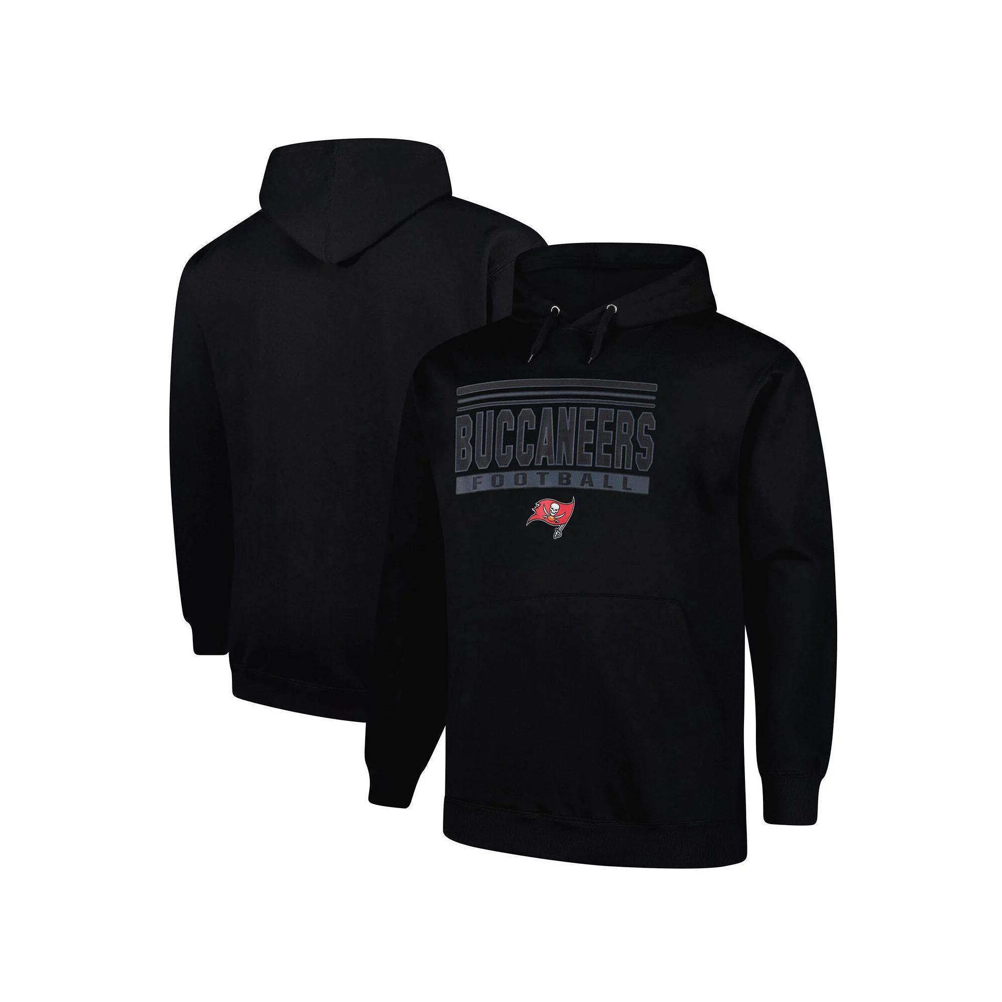 Men's Fanatics Black Miami Dolphins Big & Tall Pop Pullover Hoodie, Size: 3XB Product Image