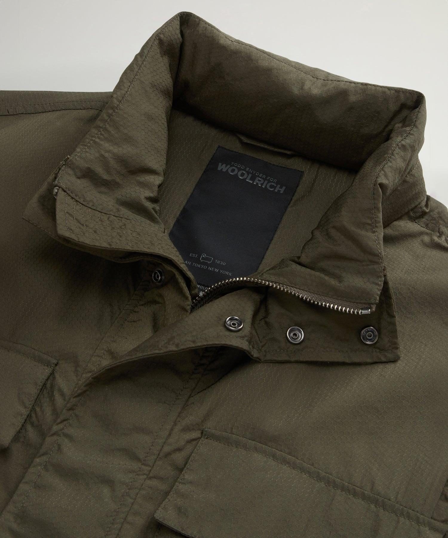 Todd Snyder x Woolrich Cotton-Nylon Jacket in Olive Product Image