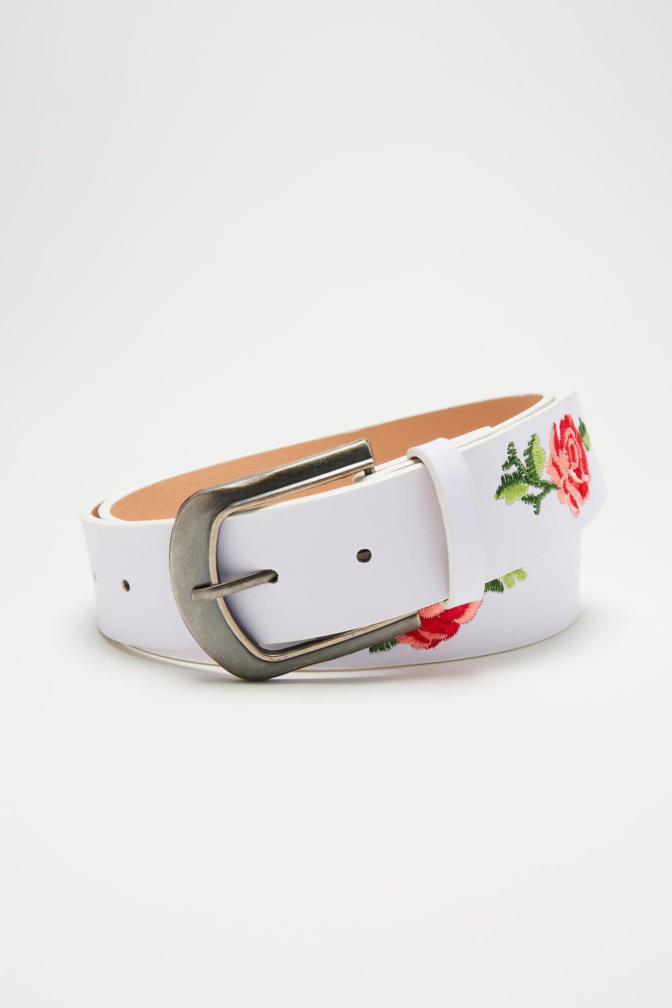 Send Roses Belt - White Product Image