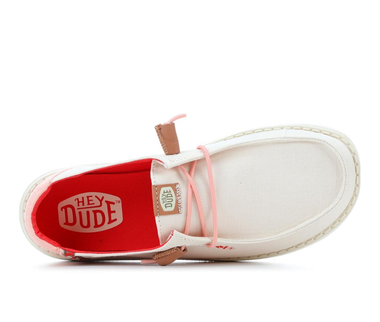 Women's HEYDUDE Wendy Chambray Boho Casual Shoes Product Image