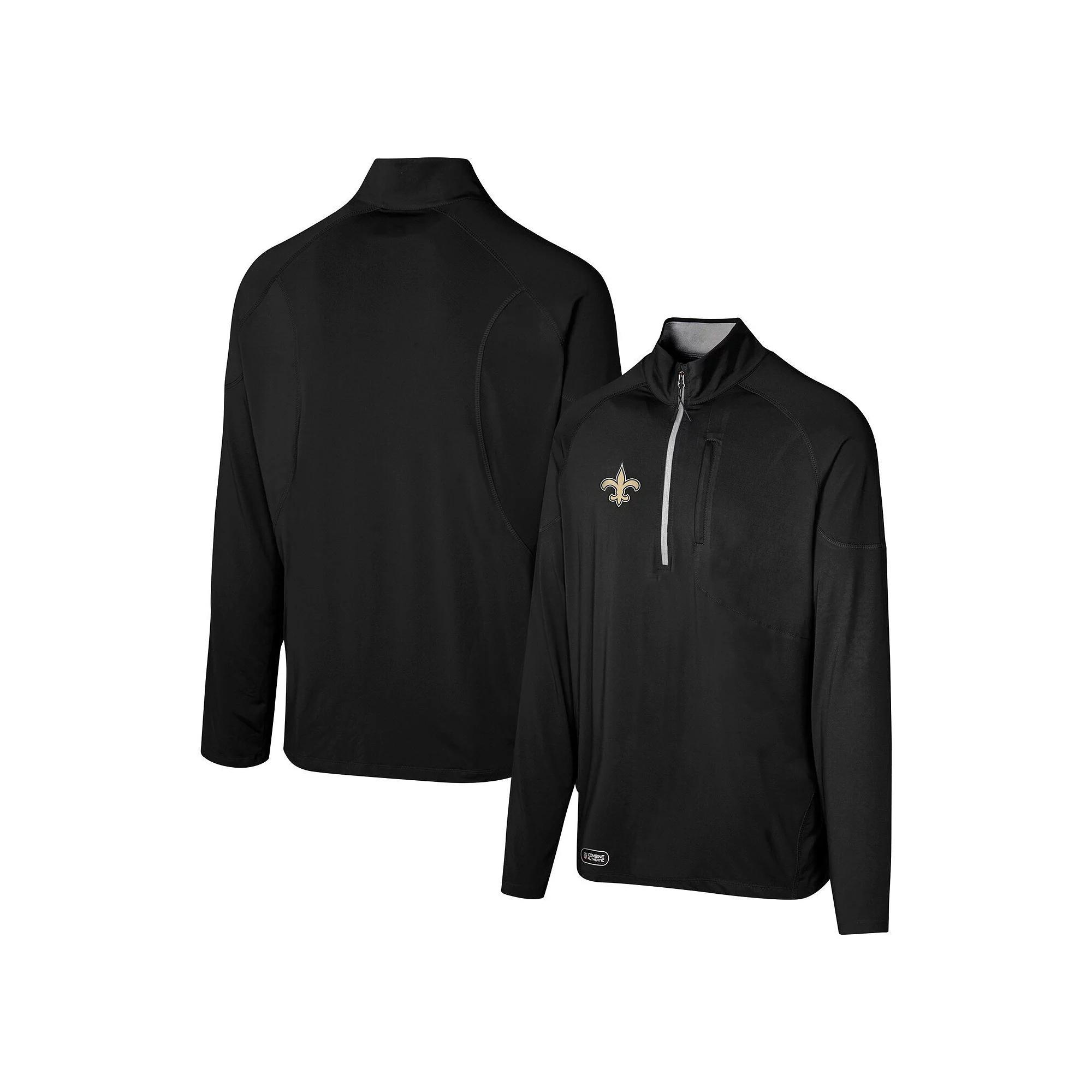 Men's Red Tampa Bay Buccaneers Grind Iron Quarter-Zip Top, Size: Small Product Image