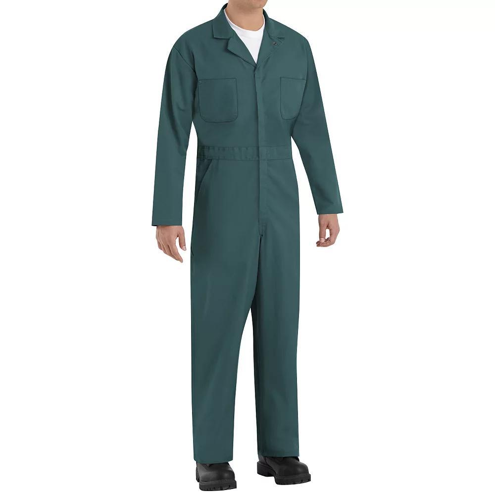 Men's Red Kap Classic-Fit Twill Action Back Coverall, Size: 40, Black Product Image