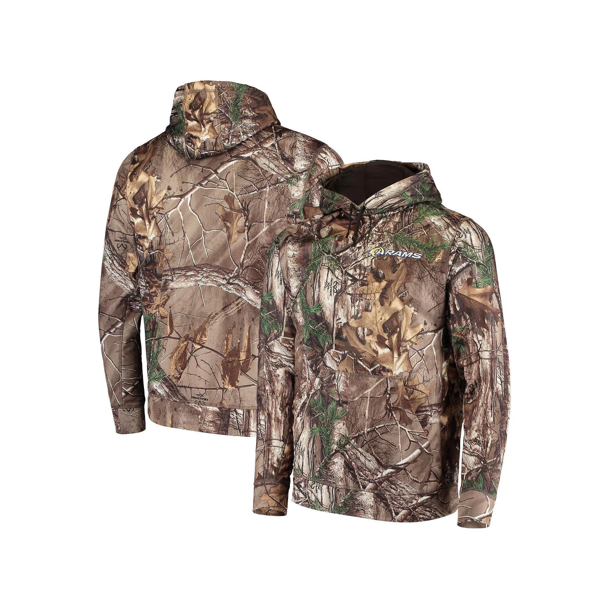 Mens Dunbrooke Realtree Camo Los Angeles Rams Circle Champion Tech Fleece Pullover Hoodie Product Image