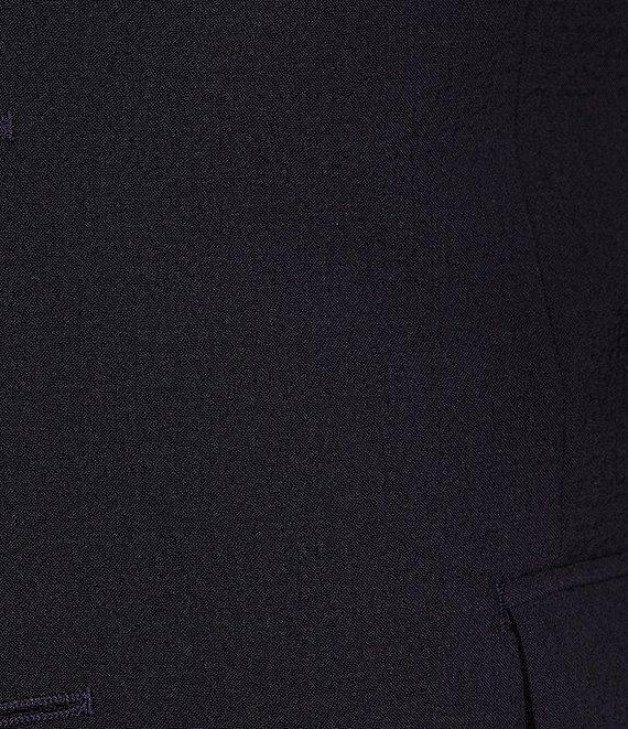 Hickey Freeman Classic Fit Flat Front Seersucker Pattern 2-Piece Suit Product Image