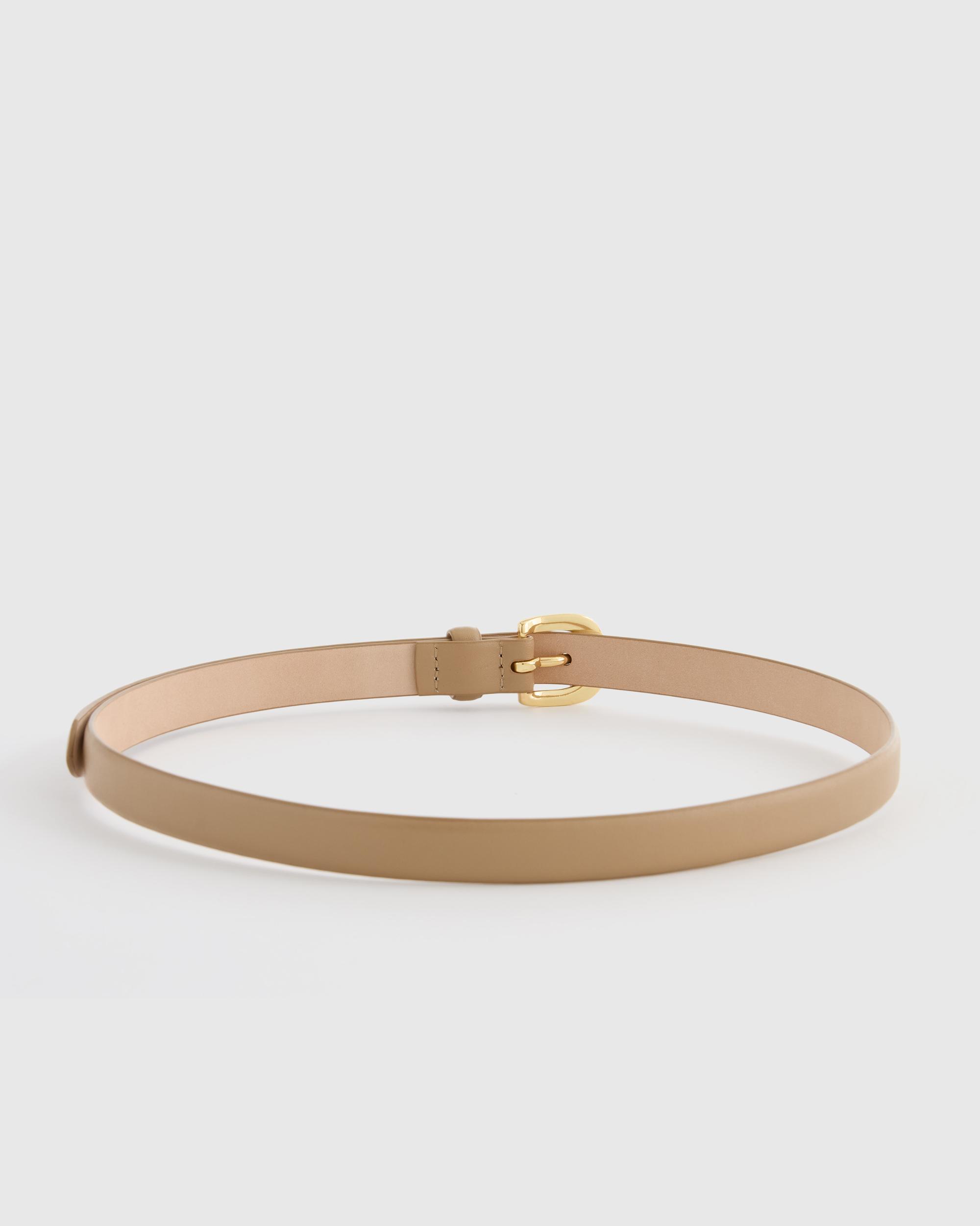 Quince | Women's Sofia European Leather Skinny Belt Product Image