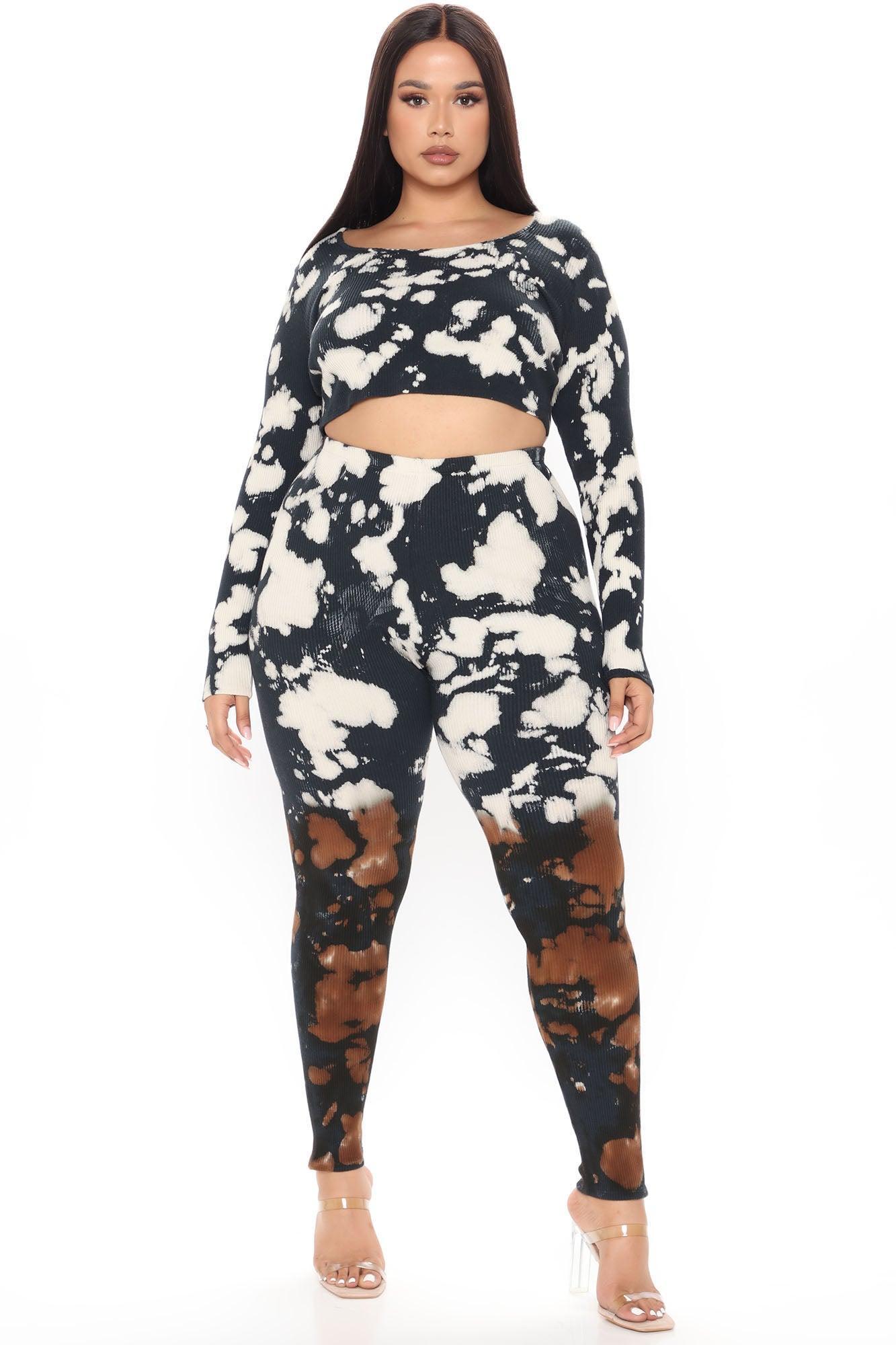 Best Of Both Worlds Legging Set - Black/combo Product Image