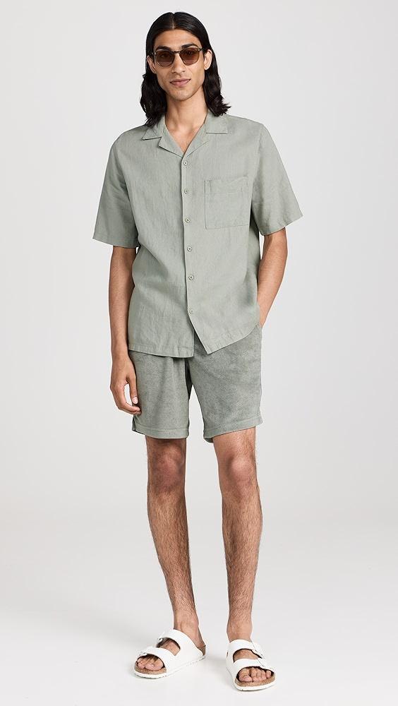 Onia Towel Terry Pull-On Shorts 7.75" | Shopbop Product Image