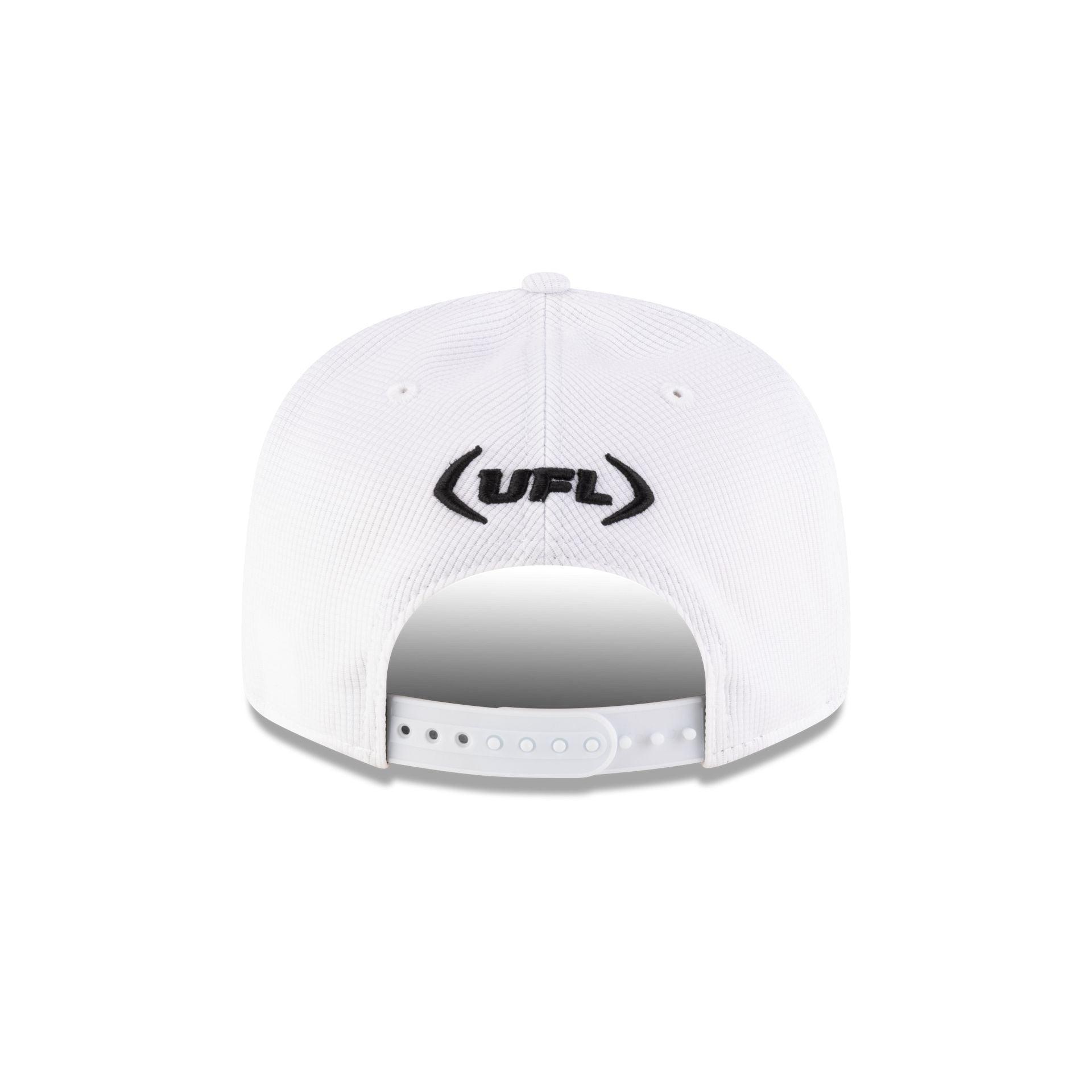 UFL White 9FIFTY Snapback Hat Male Product Image