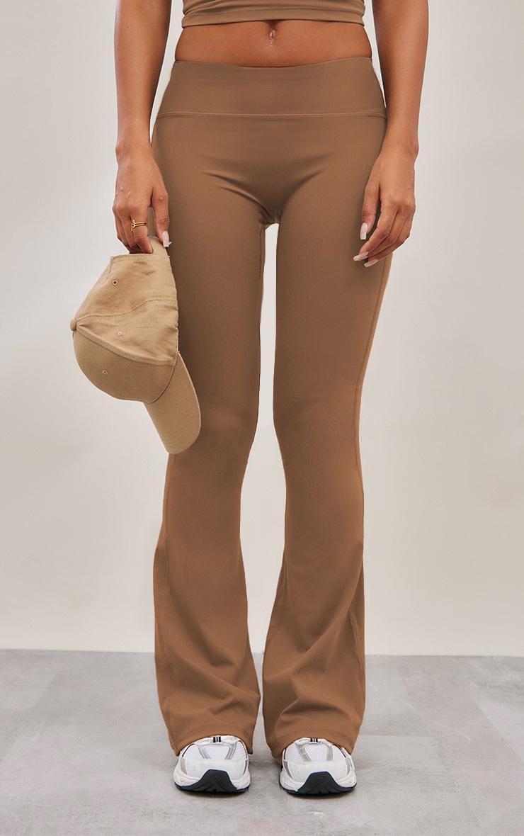 Caramel Sculpt Flare Yoga Pants Product Image
