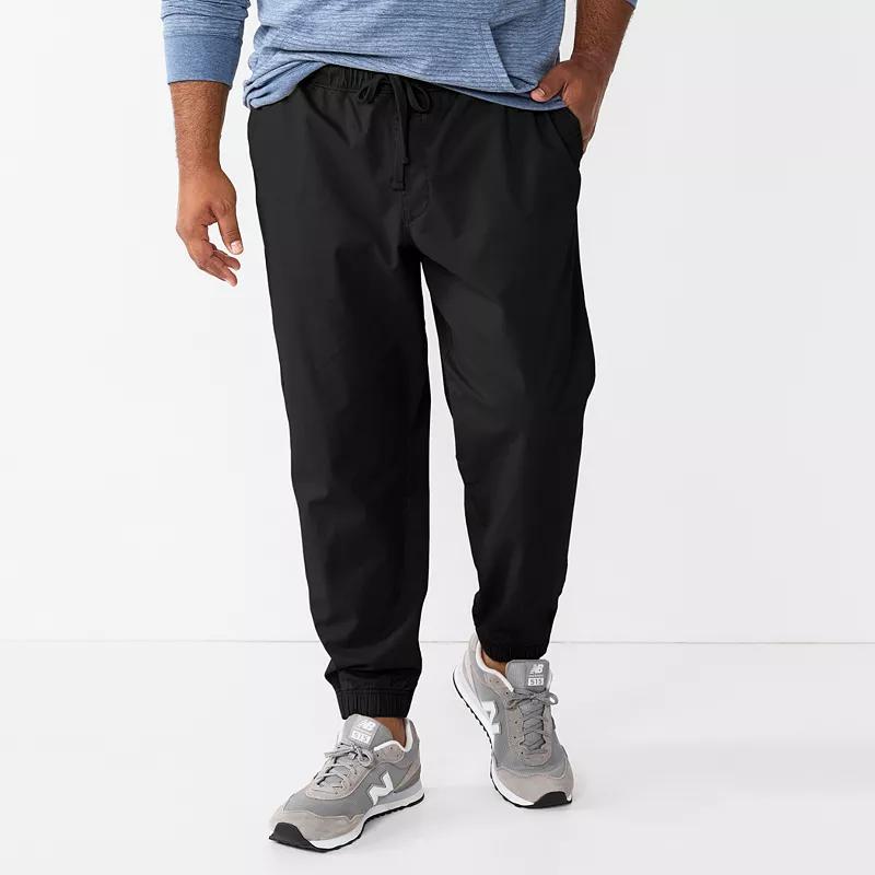 Big & Tall Men's Sonoma Goods For Life® Core Jogger Pants, Size: 4XB, Black Product Image