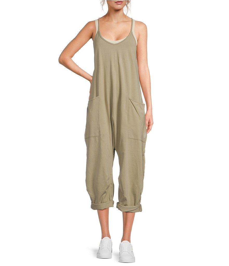 Free People FP Movement Sleeveless Scoop Neck Ankle Length Patch Pocket Hot Shot Onesie Product Image