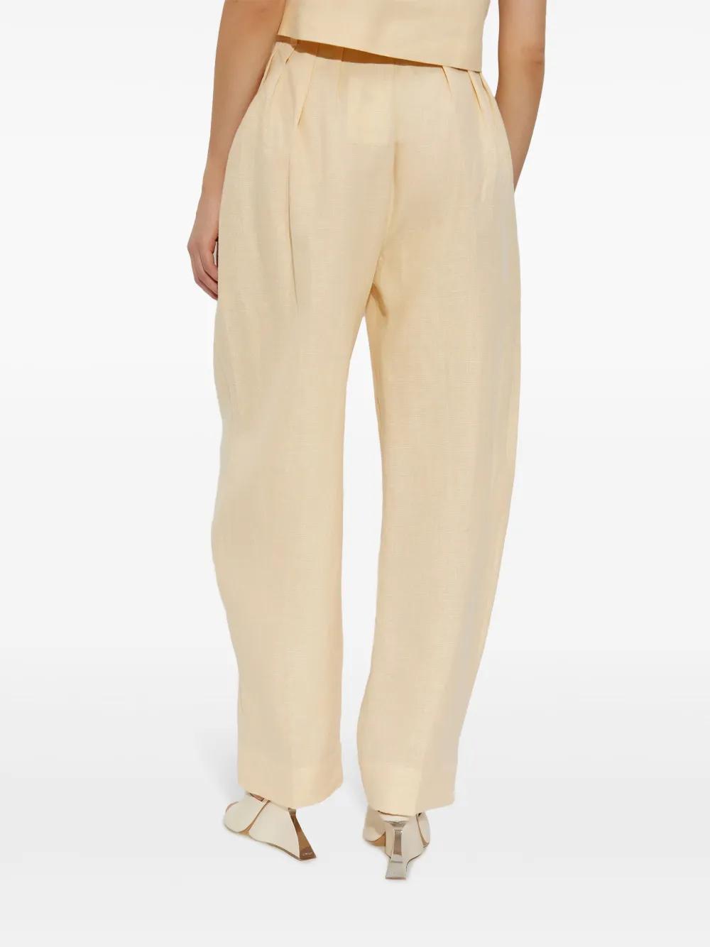 tailored tapered trousers Product Image