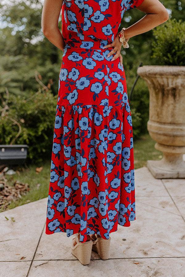 Touch My Soul Floral Maxi Skirt Product Image