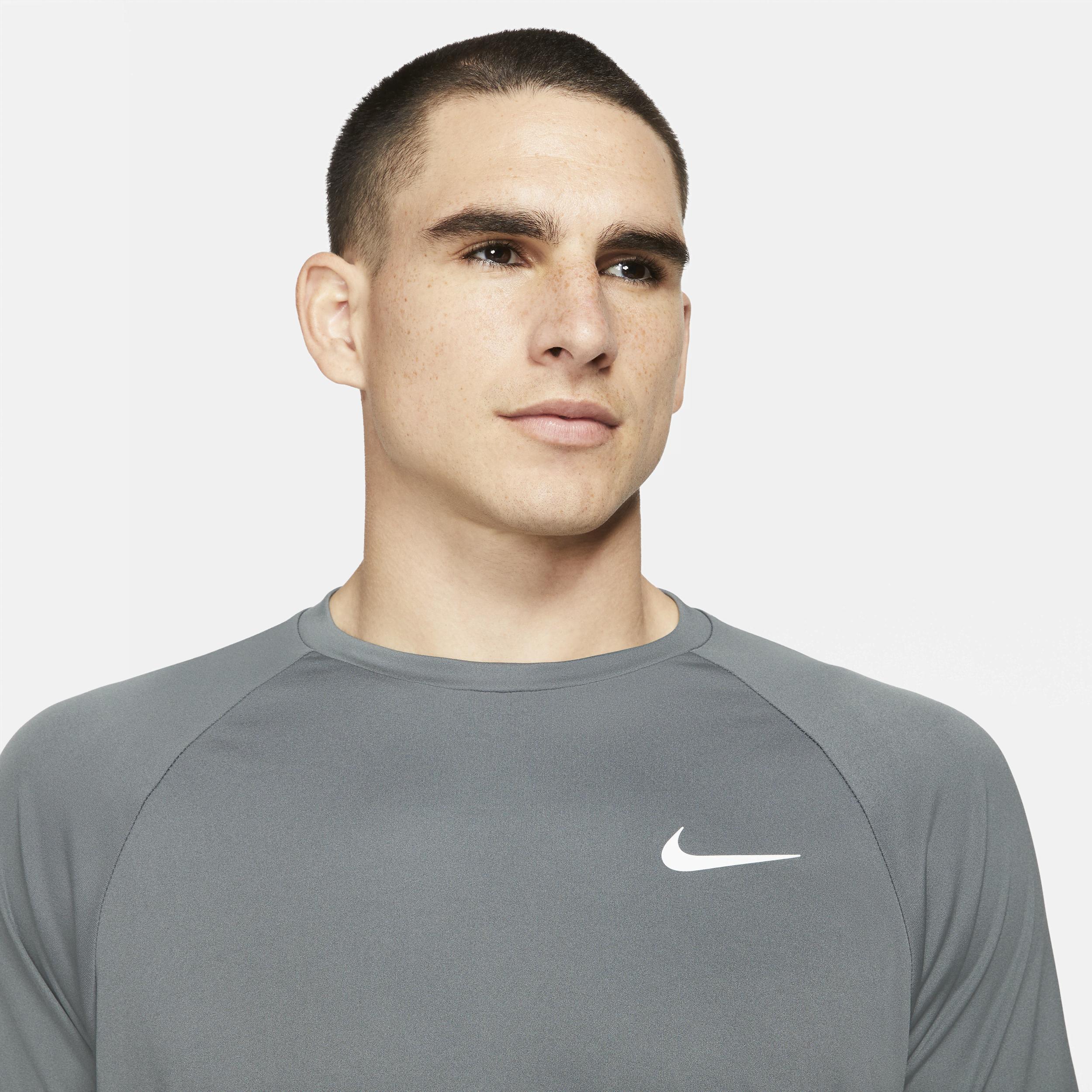 Nike Men's Essential Short-Sleeve Hydroguard Swim Shirt Product Image