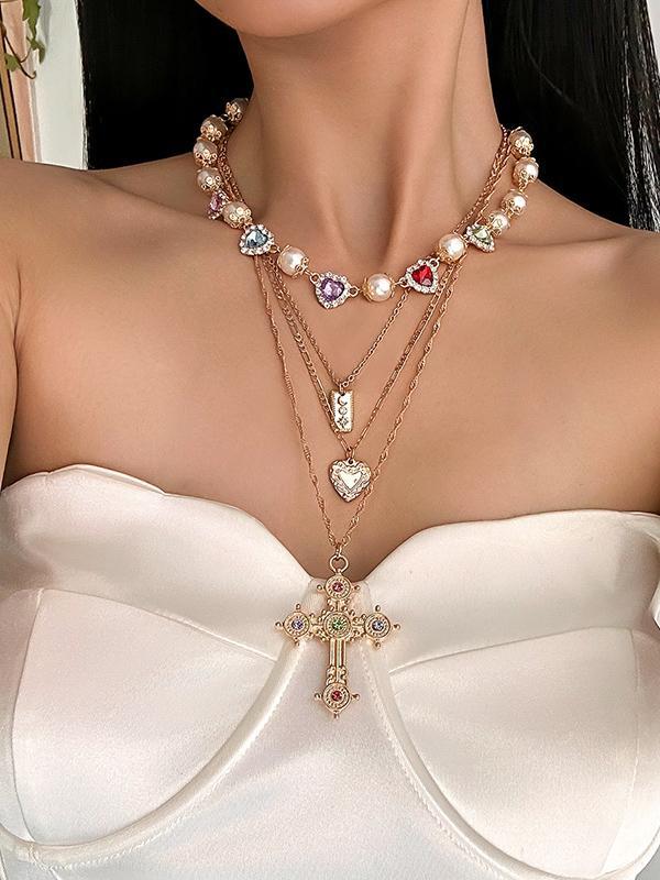Layered Tasseled Necklaces Accessories Product Image