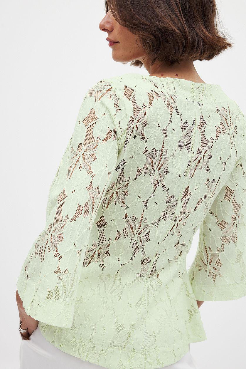 Short Sleeve Tie Top Product Image