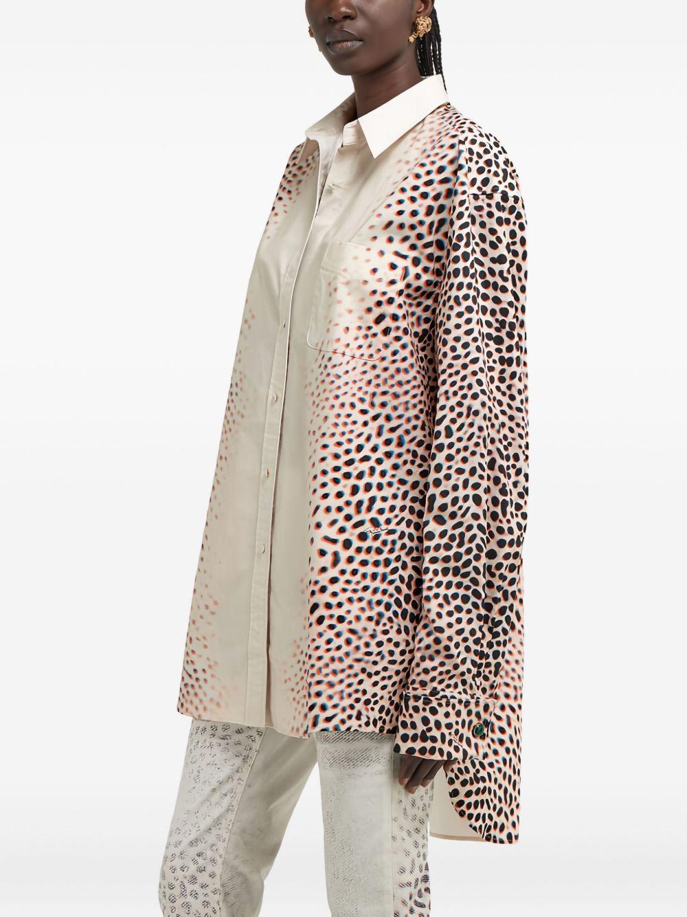 print mini shirt dress Product Image