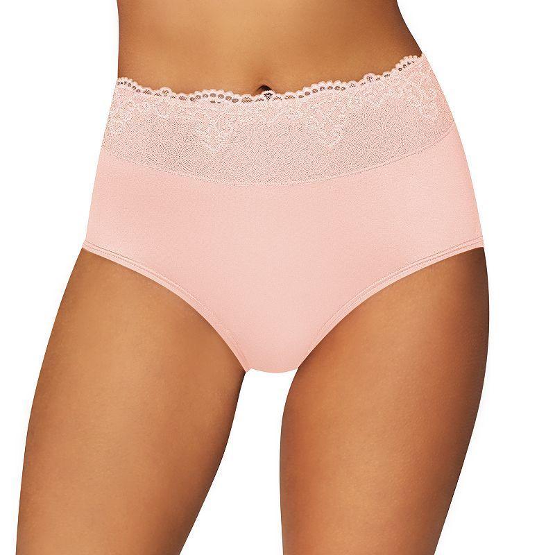 Bali Passion For Comfort Brief Underwear DFPC61, Women's, Black Lace Product Image