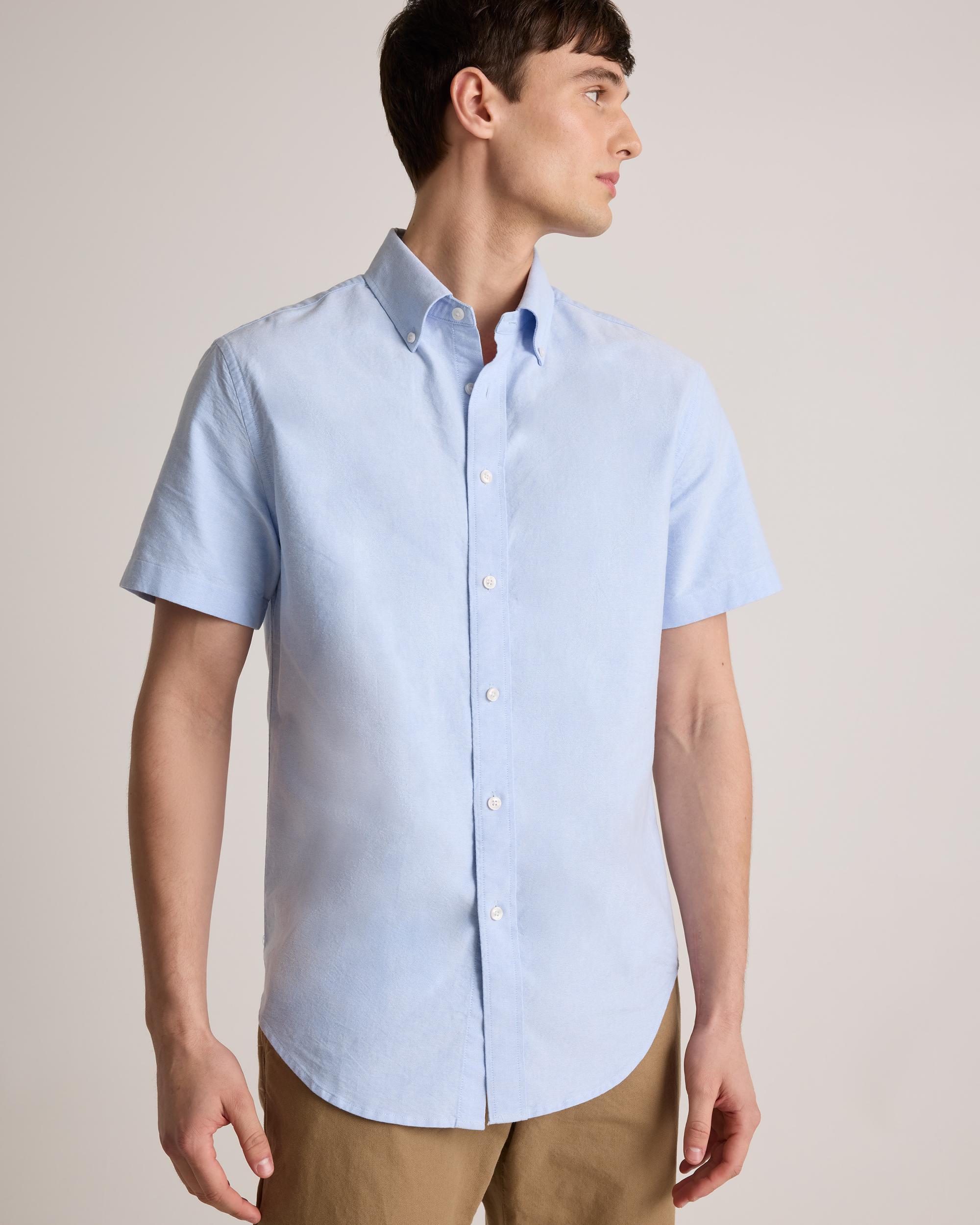 Quince | Men's Short Sleeve Oxford Shirt Size XL, Organic Cotton Product Image