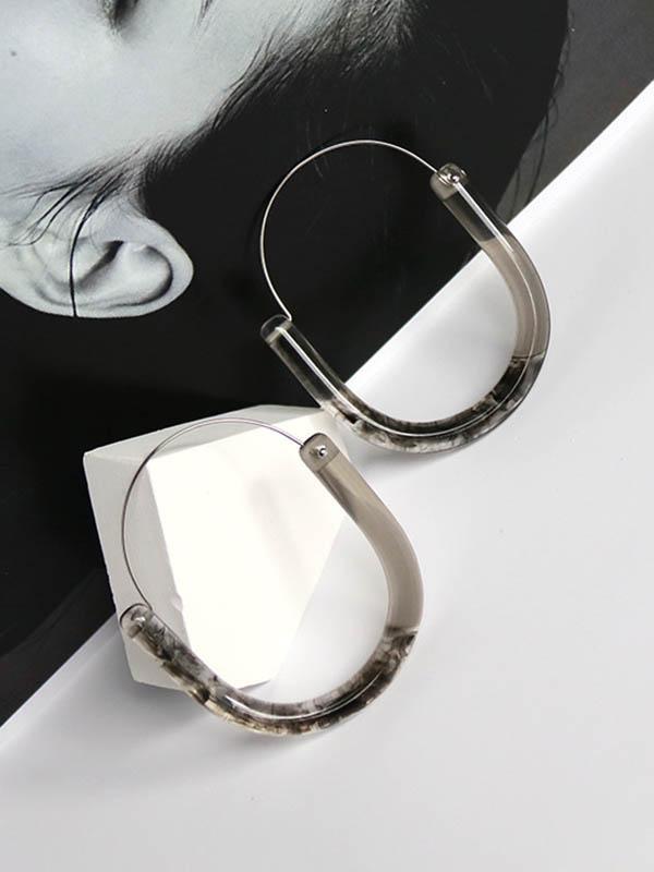 Geometric Drop Earrings Product Image