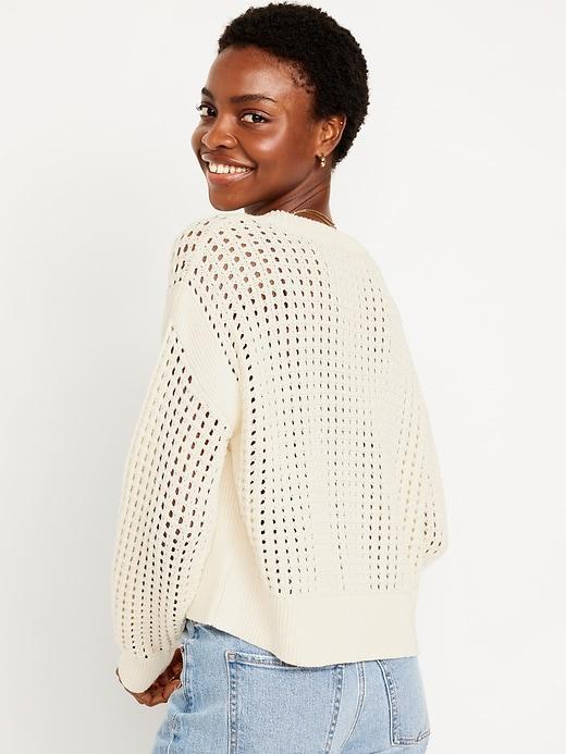 Open-Stitch Sweater Product Image