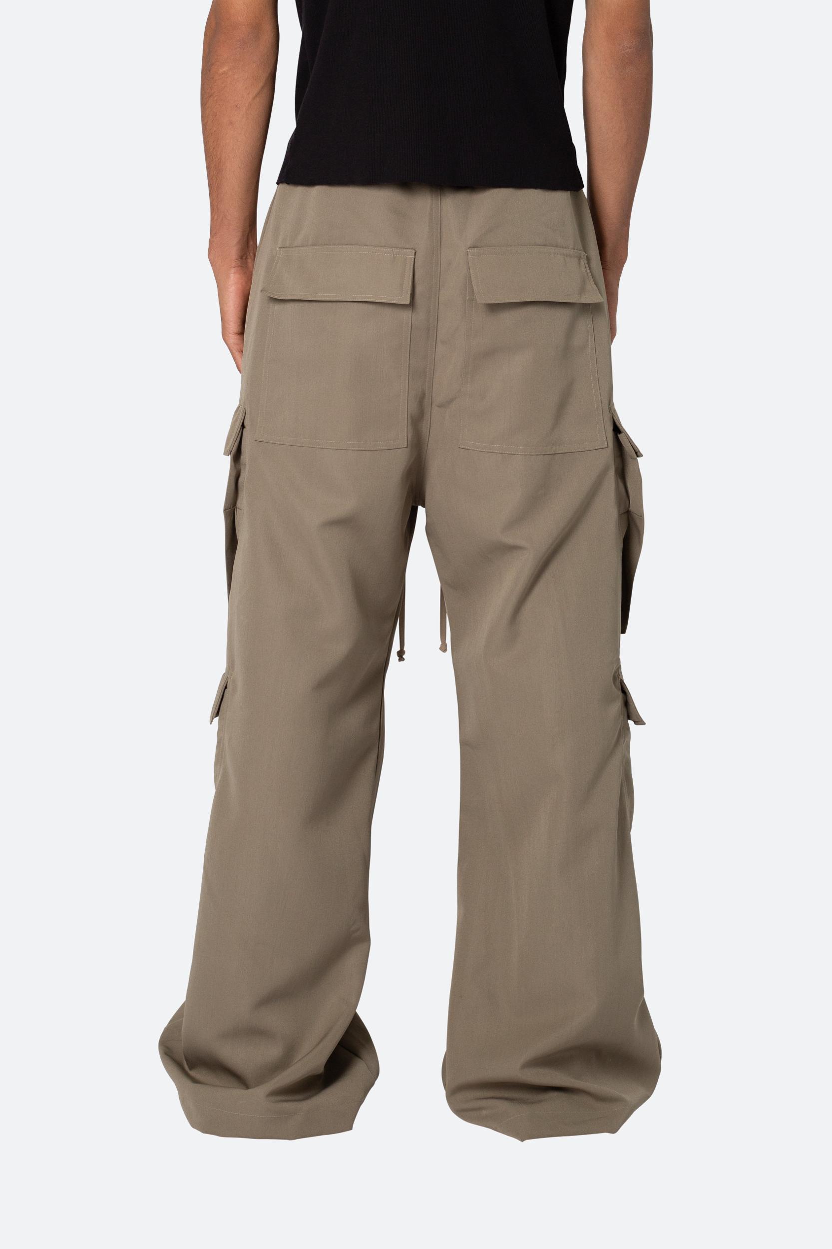 Rave Double Cargo Pants - Olive Product Image