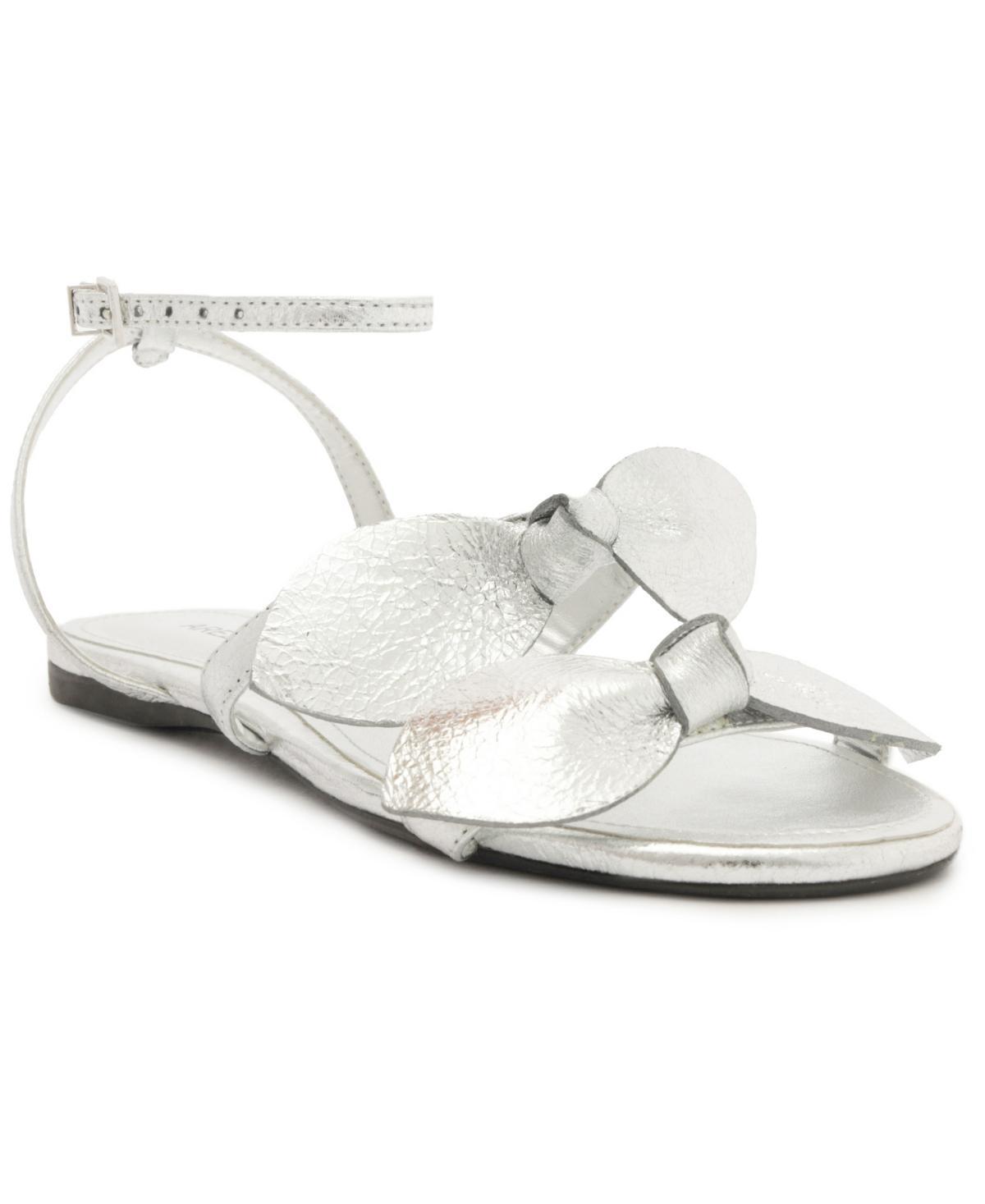 Arezzo Womens Adalyn Bows Flat Sandals Product Image