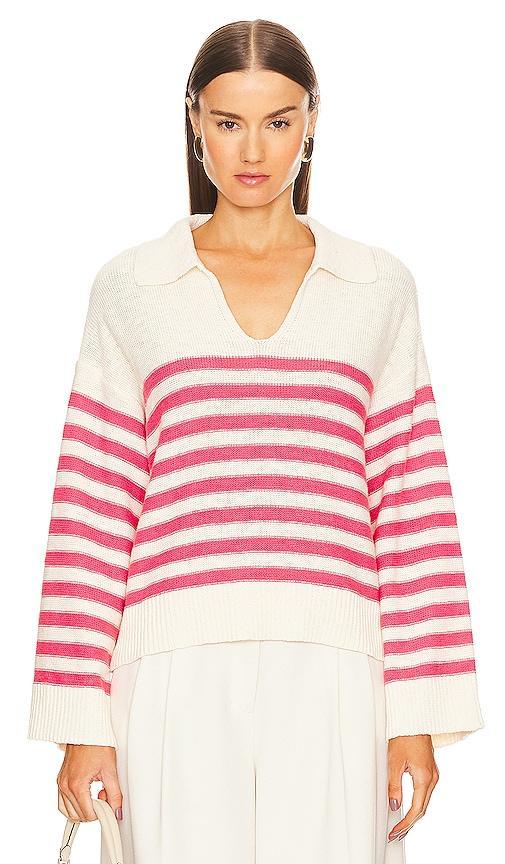 Sanctuary Perfect Timing Sweater (Flushed Stripe) Women's Sweater Product Image
