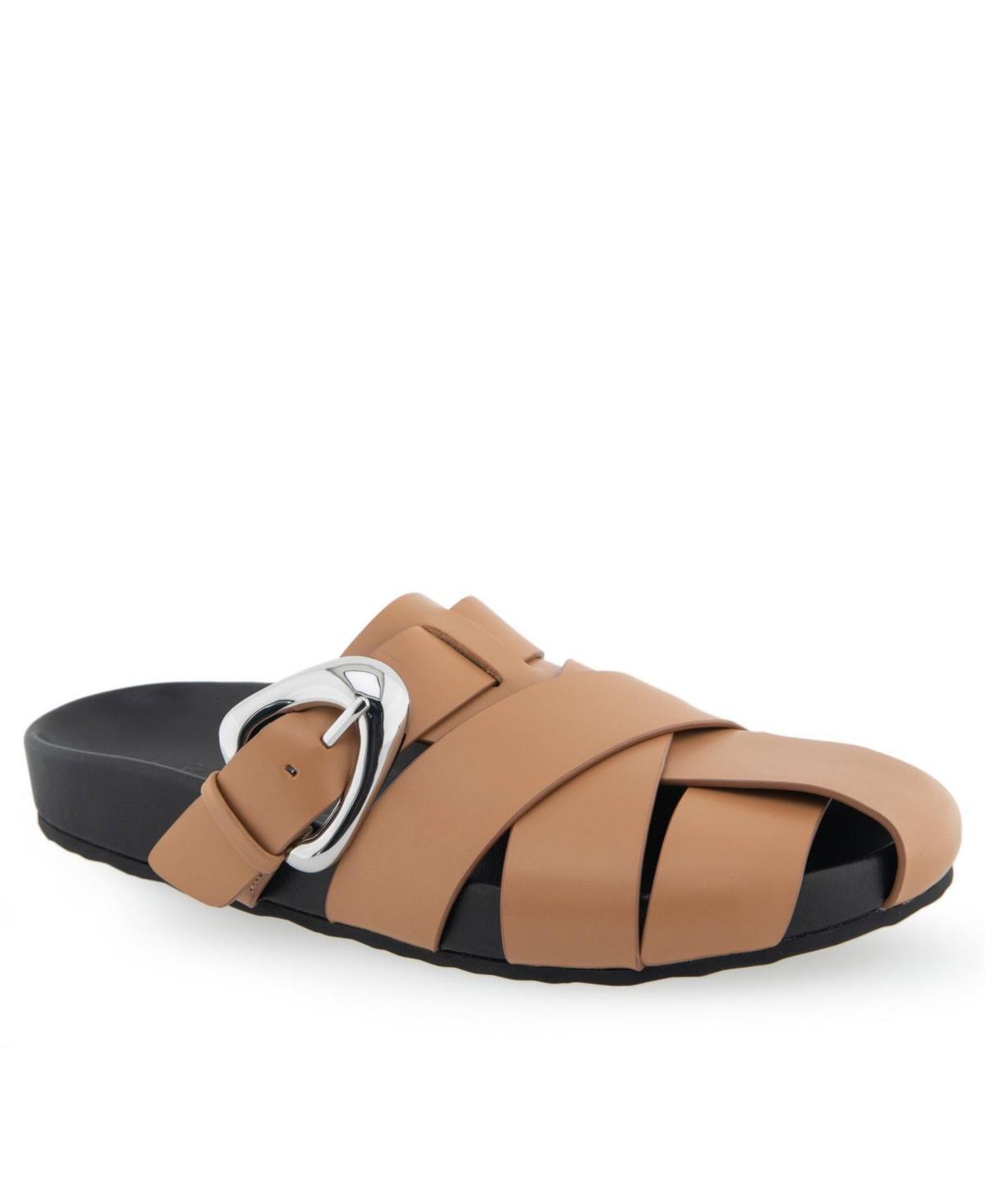 Aerosoles Liberty Women's Mule Sandals, Size: 7.5, Black Leather Product Image