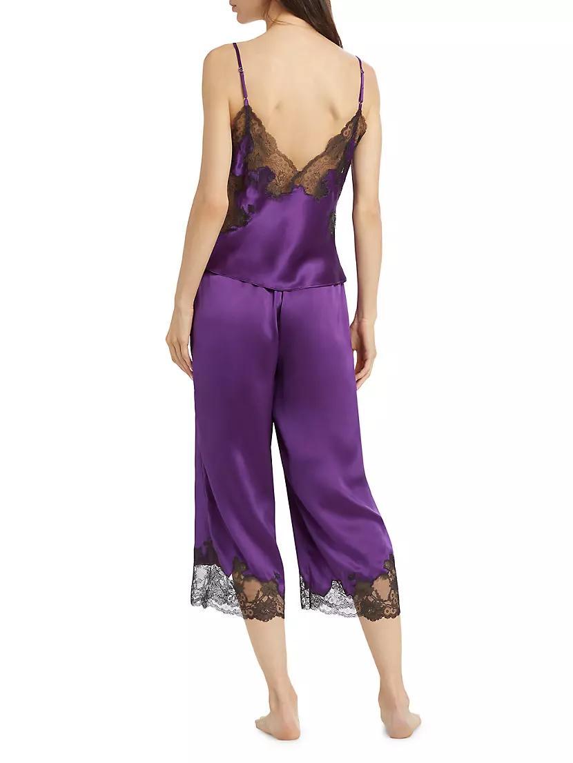 Lolita Silk & Lace Sleeveless Pajamas Product Image