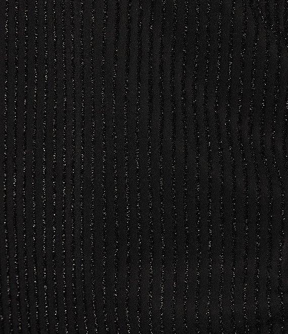 Calvin Klein Sparkle Rib Knit V-Neck Sleeveless Top Product Image
