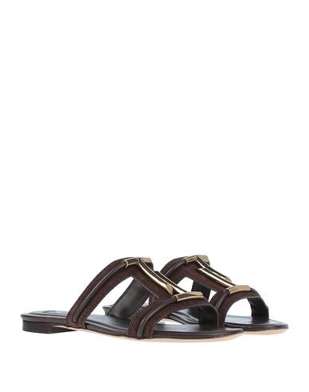 TOD'S Sandals In Brown Product Image