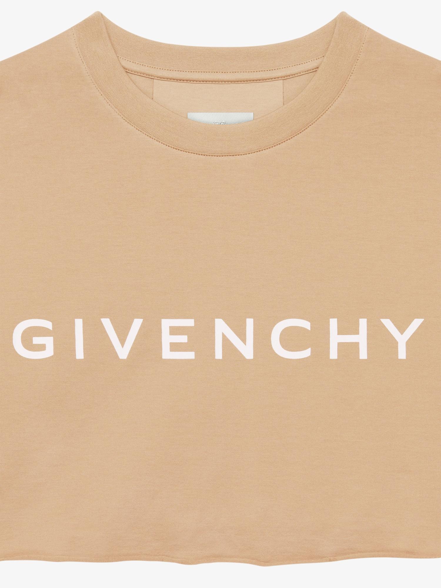 GIVENCHY Archetype cropped t-shirt in cotton Product Image