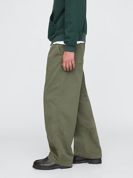 Relaxed Twill Utility Khakis Product Image