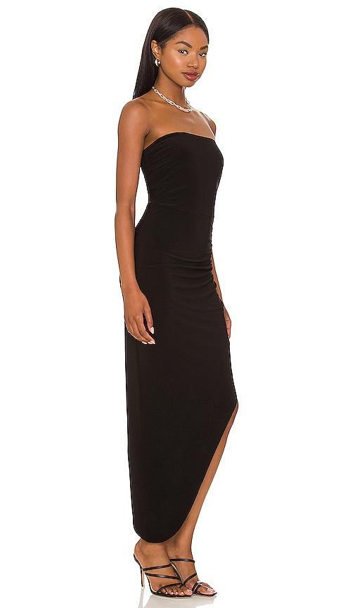 Norma Kamali Strapless Side Drape Gown Women's Dress Product Image
