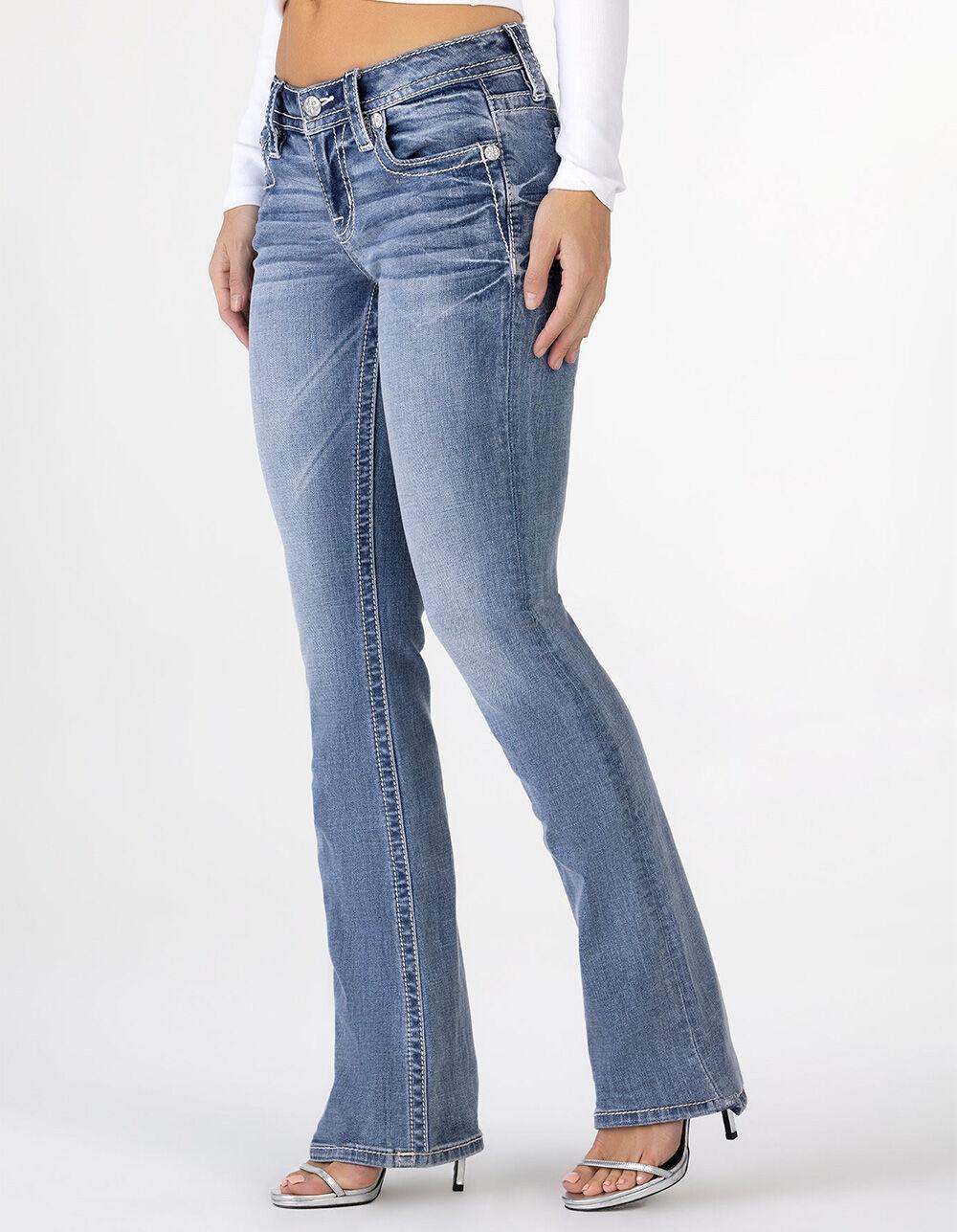 MISS ME Crissy Mae Womens Bootcut Jeans - MEDIUM WASH Product Image