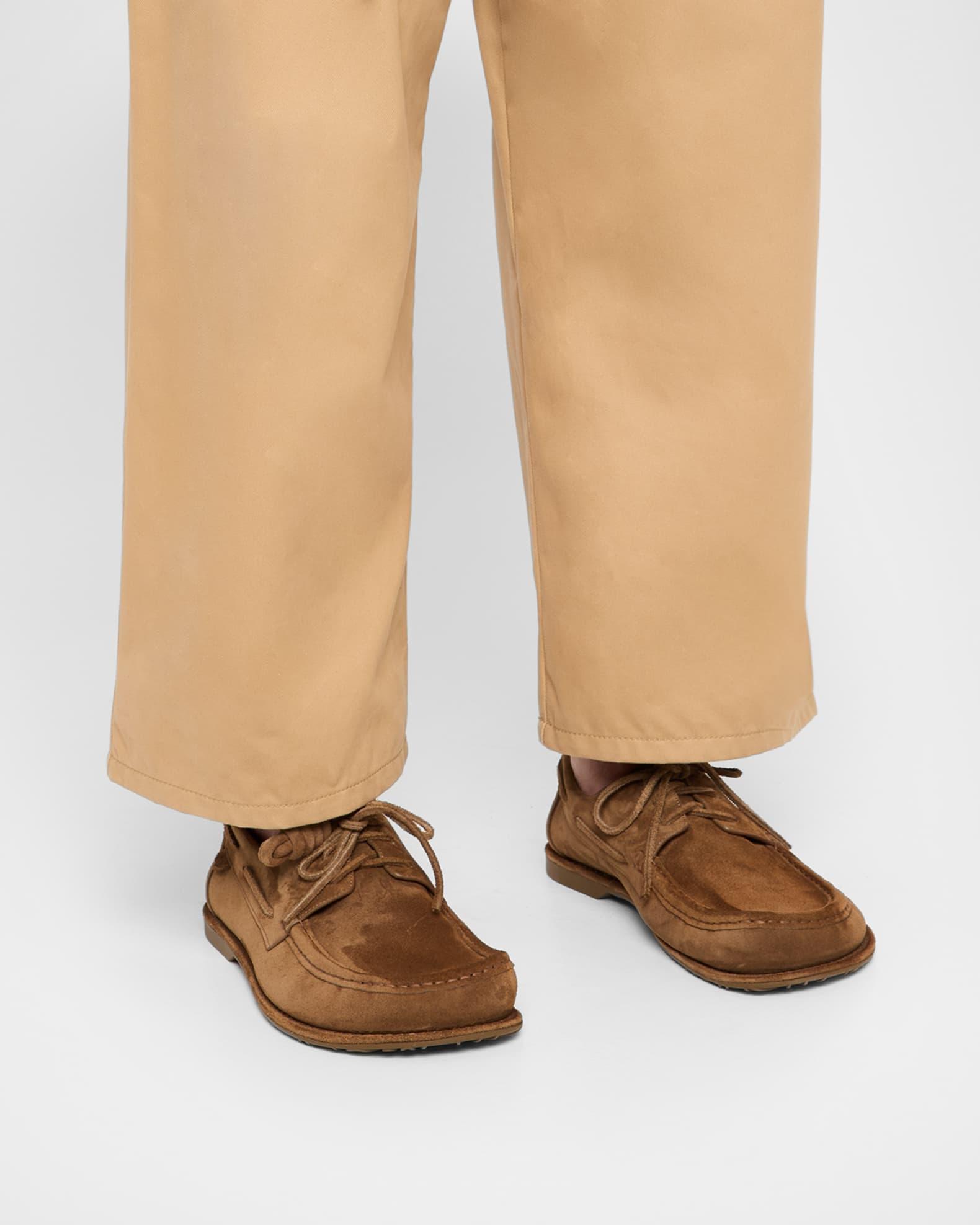 Mens Campo Suede Flamenco-Knot Boat Shoes Product Image