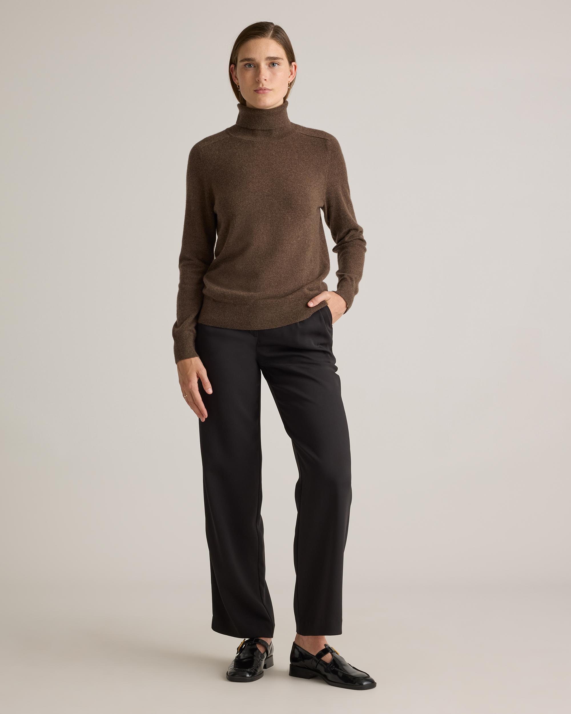 Quince | Women's Mongolian Cashmere Turtleneck Sweater Product Image