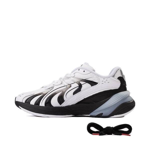 Mens PUMA Inverse Generate Athletic Shoe - White / Black / Silver Product Image