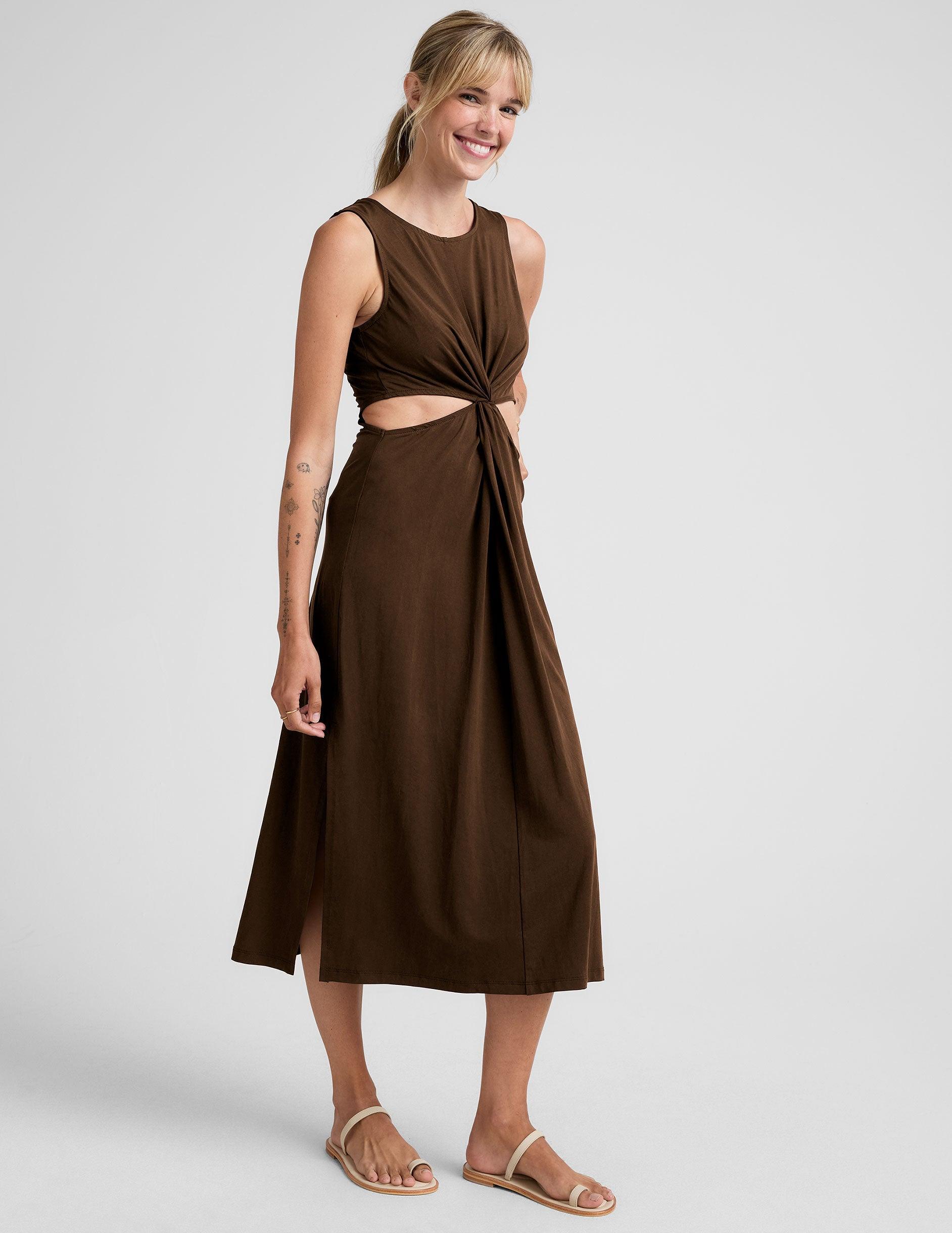 Around The World Front Twist Dress Product Image