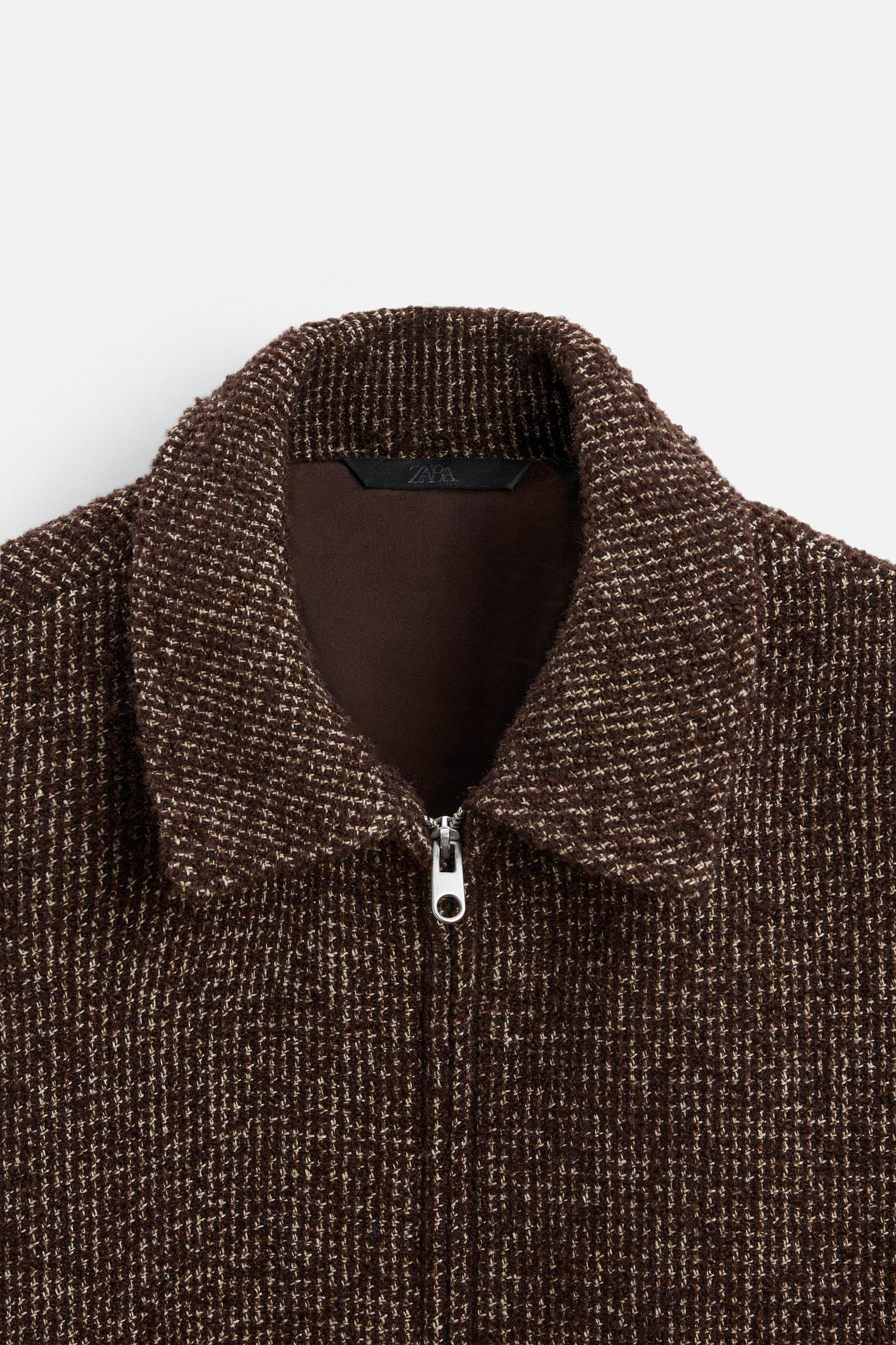 HOUNDSTOOTH TEXTURED JACKET Product Image