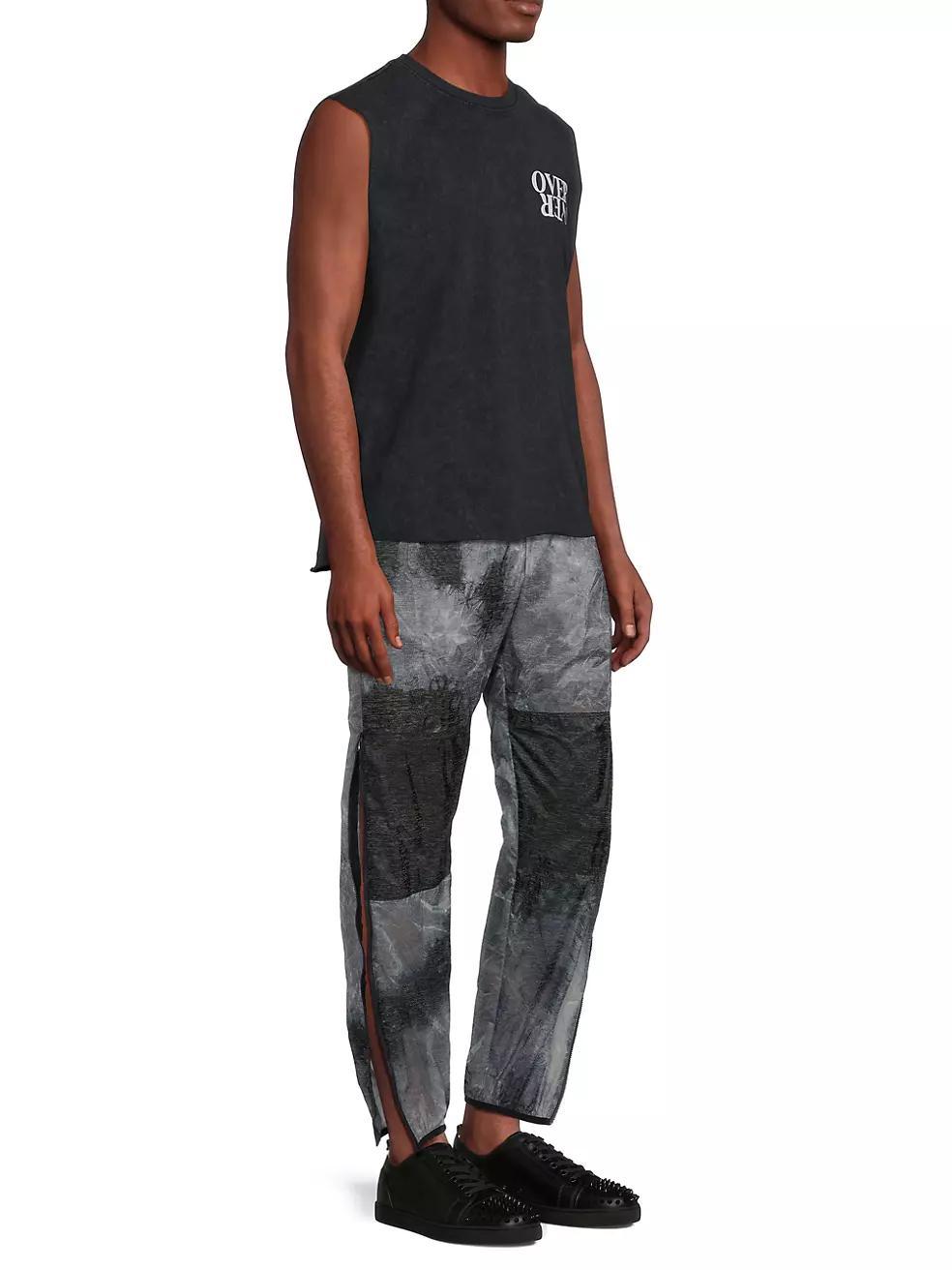 Pop Over Foil Track Pants Product Image