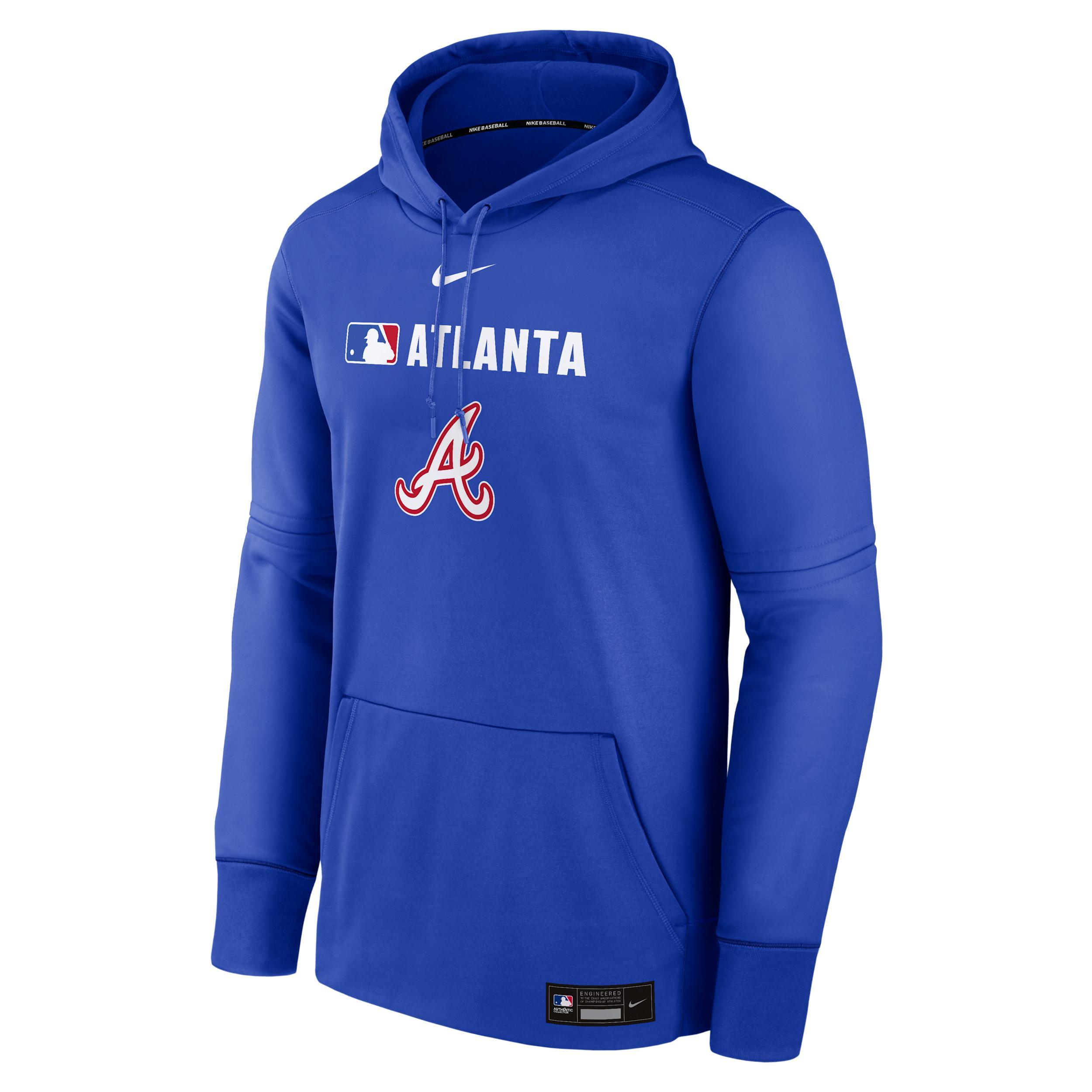 Men's Houston Astros Authentic Collection City Connect Nike Therma MLB Pullover Hoodie Product Image